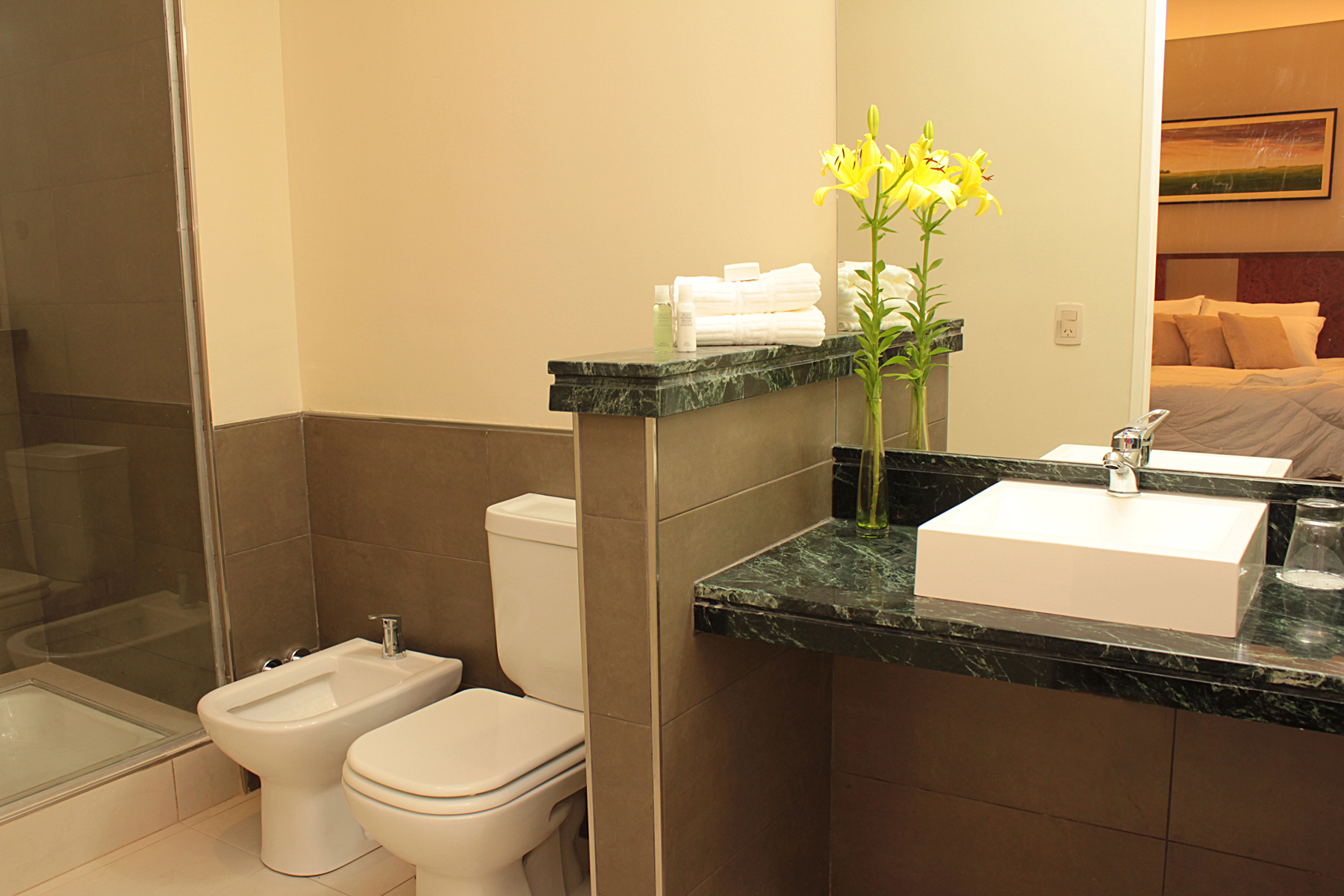 Baño de la suite de lujo 1412 Hotel Boutique