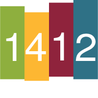 Logotipo del 1412 Hotel Boutique en el Rosario, Argentina.